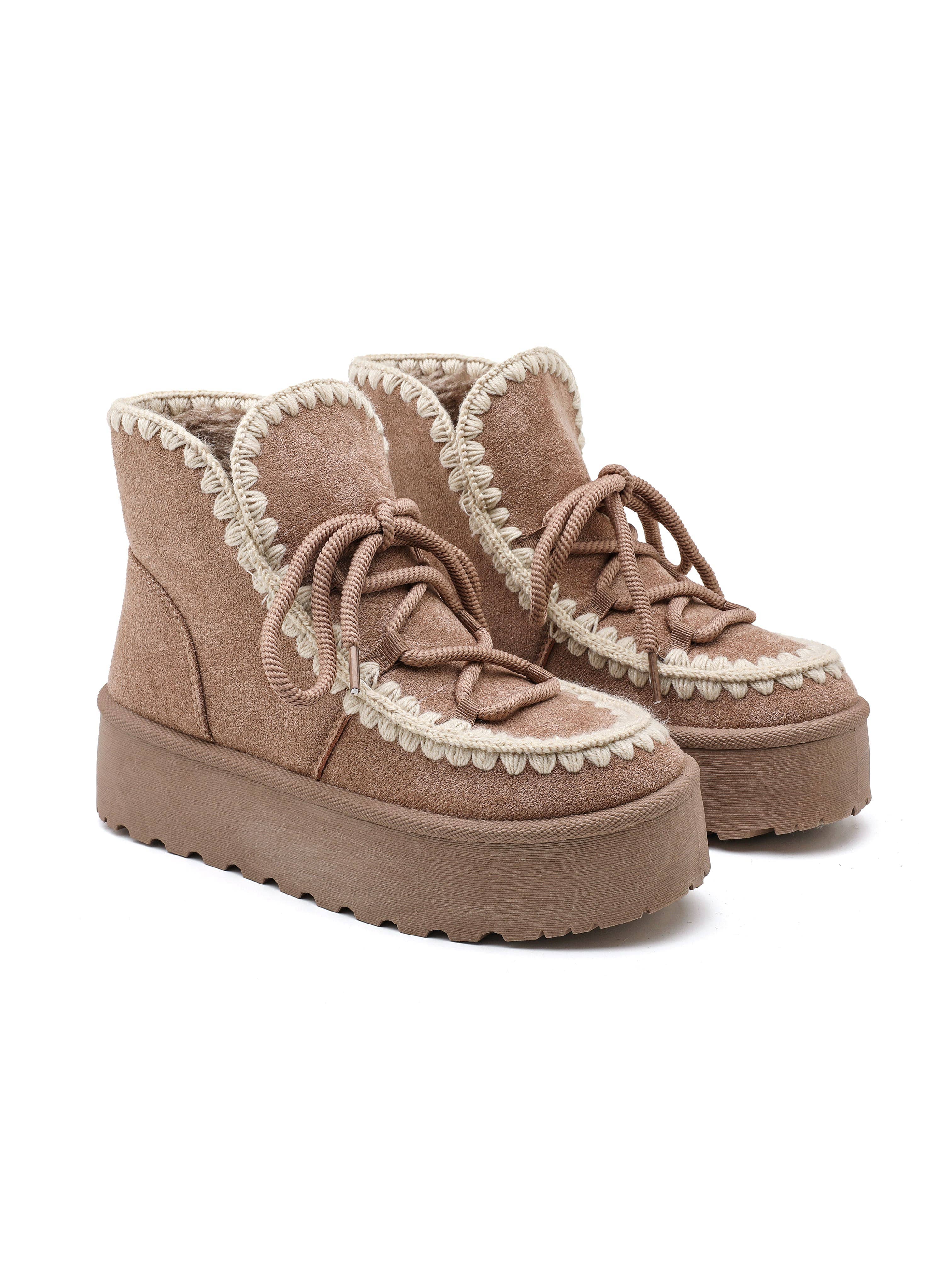 ISABAC - Wholesale Booties - Women's - Stivaletti - 2086 Khaki1