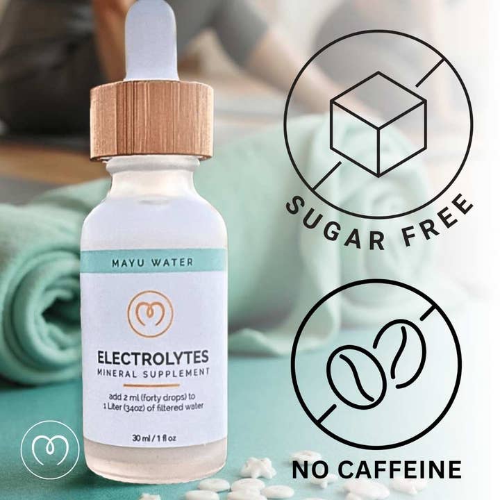 Mayu Water - Wholesale Oral Supplement/Vitamin - Electrolyte Drops5