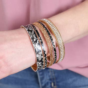 KEEP IT GYPSY - SNAKE SKIN WITH BLING