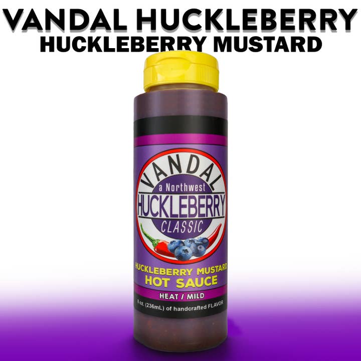 Irish Spikes - Wholesale Mustard - VHU: VANDAL HUCKLEBERRY - Huckleberry Mustard (mild)