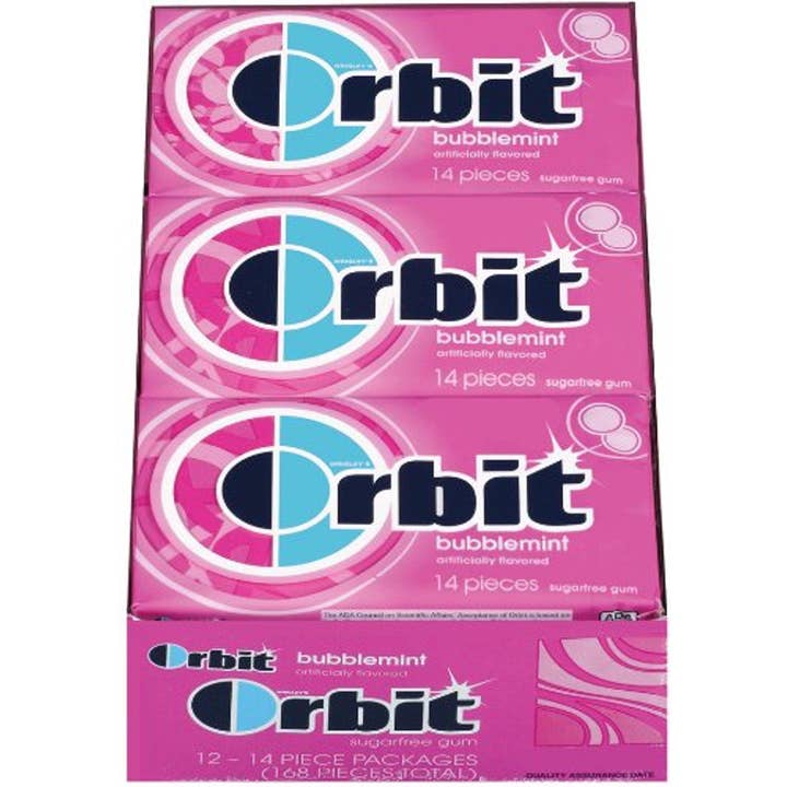 I Got Your Candy - Vendita all'ingrosso Gomme da masticare - Menta da masticare Orbit Gum, 12 ct1