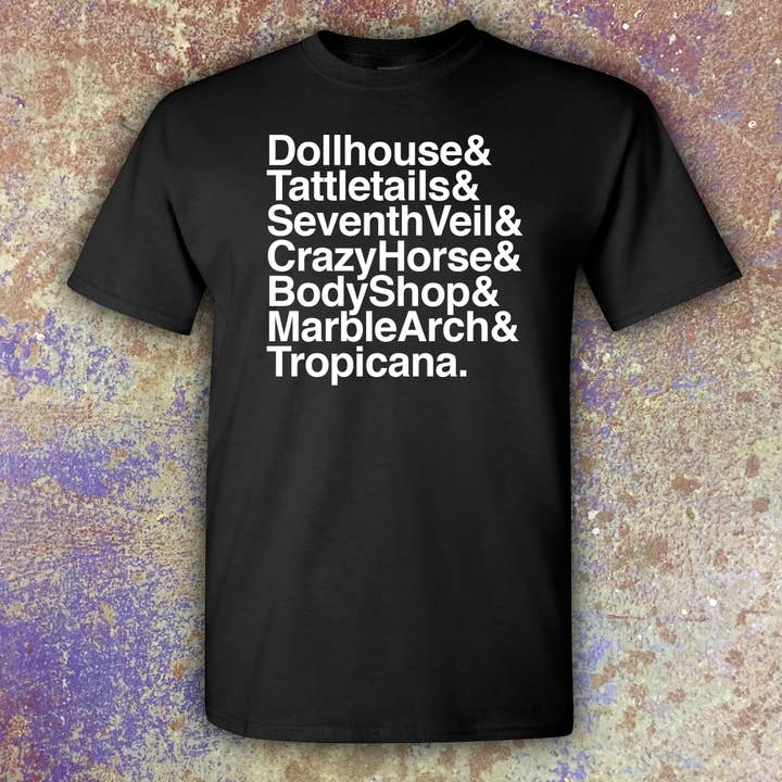 Girl, Girls, Girls Tee for wholesale by Pride of Gumbo