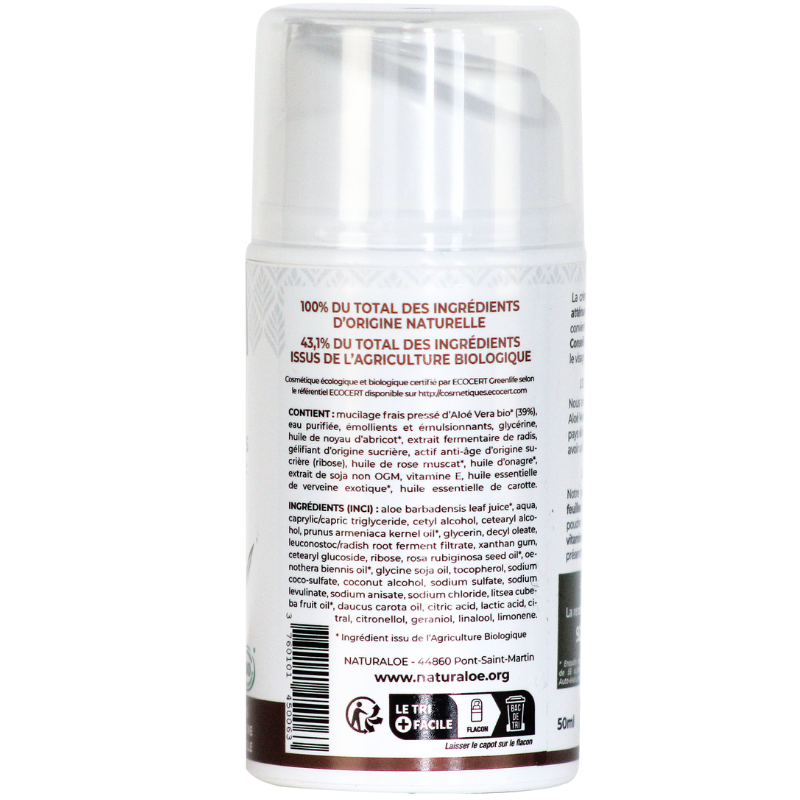 NaturAloe - Wholesale Anti-Aging Moisturizer - Organic anti-wrinkle cream with Aloe Vera - 50ml airless4