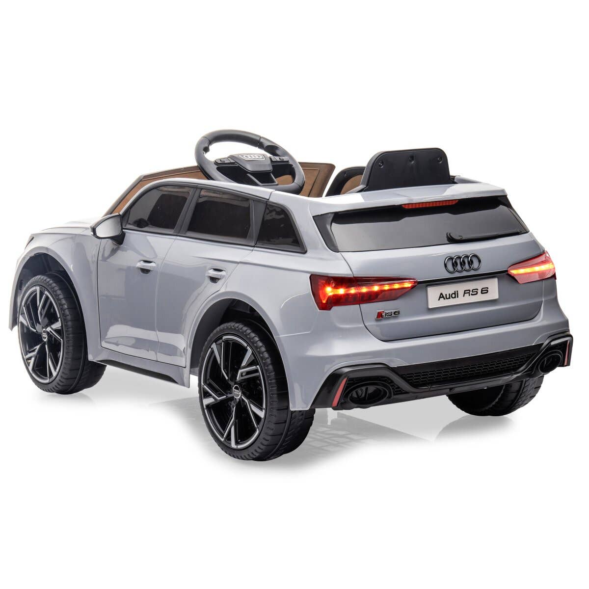 mhw24 – Carro/camião de brinquedo - Crianças por atacado – Audi RS 6 cinzento 12 V 2,4 GHz6