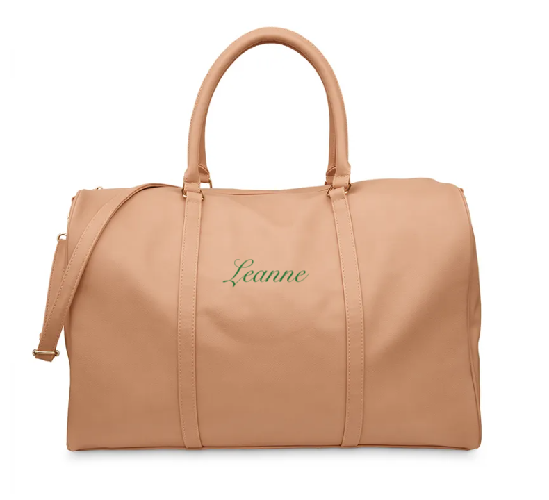 Weddingstar Inc. - Wholesale Duffel- en weekendtas - Dames - Weekenderreistas van imitatieleer voor dames - lichtbruin5