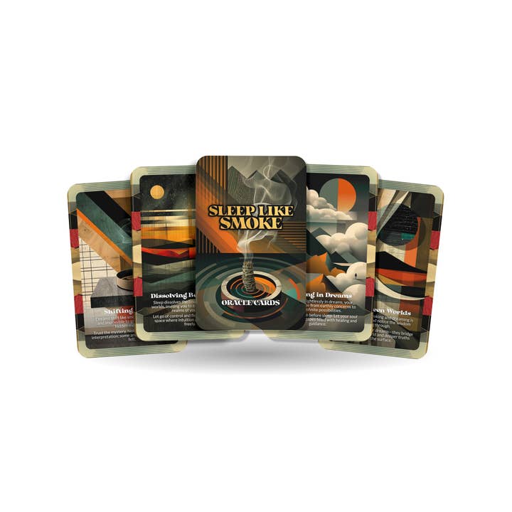 Sleep Like Smoke – A Dream Wisdom Oracle Deck – 22 Oracle Cards – Drift Softly Into the Knowing for wholesale by IBIZA TAROT