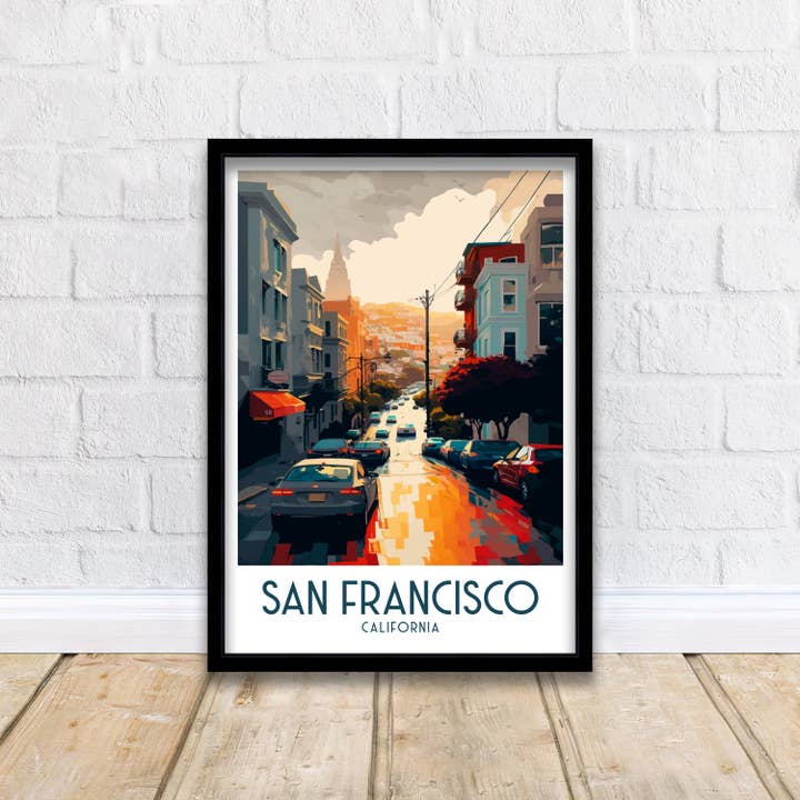 InkNPrintz – wholesale Art print – San Francisco Travel Poster3
