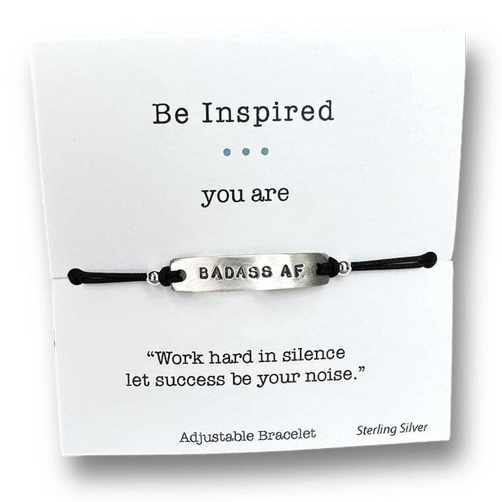 Badass AF Adjustable Bracelet for wholesale by Leslie Ishihara Designs