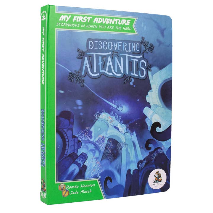 Discovering Atlantis - Kids Interactive Adventure Game Book for wholesale by Fable Fox Press
