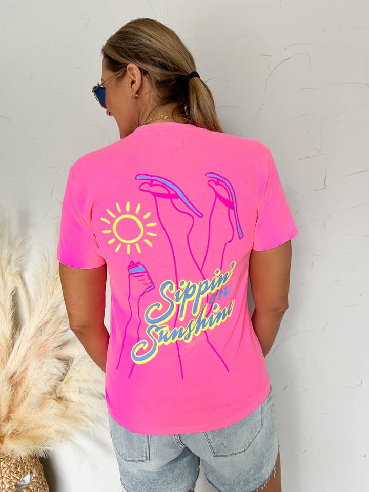 Sirotant le soleil pour la vente par Pierce + Pine