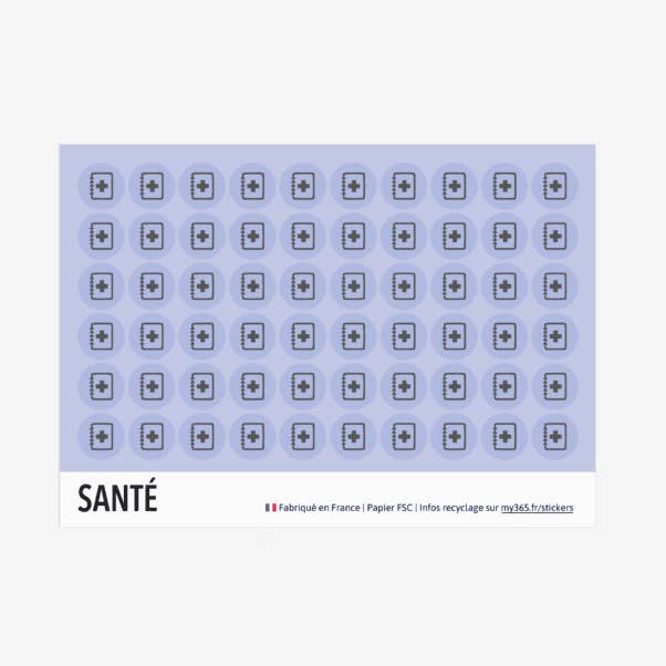 The "Health" stickers for wholesale by My 365