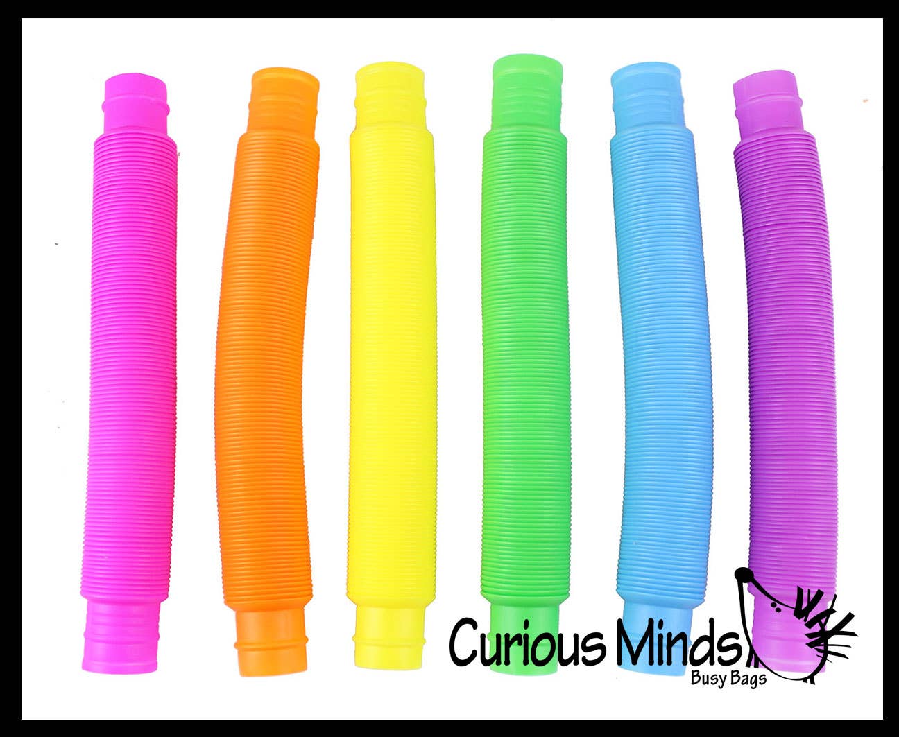 Curious Minds Toys - Wholesale Classic Toy - Kids - 1 Large Pull and Pop Snap Expanding Flexible Accordion Tube8