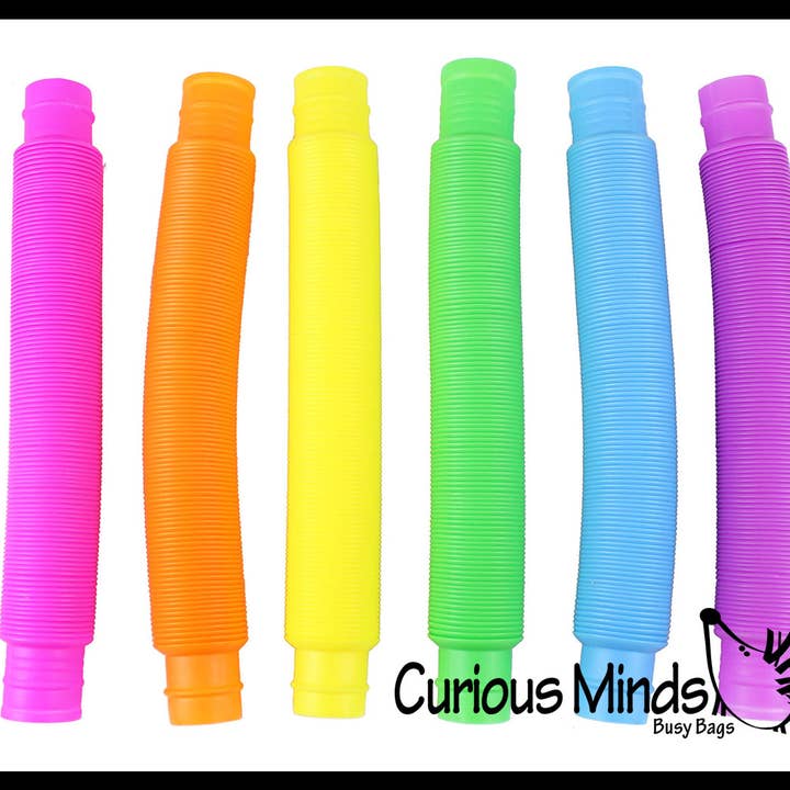 Curious Minds Toys - Wholesale Classic Toy - Kids - 1 Large Pull and Pop Snap Expanding Flexible Accordion Tube8