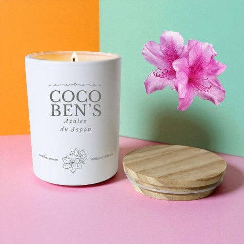 CocoBen's - Wholesale Jar/Filled Candle - Grasse-scented candle - Japanese Azalea - 200ml
