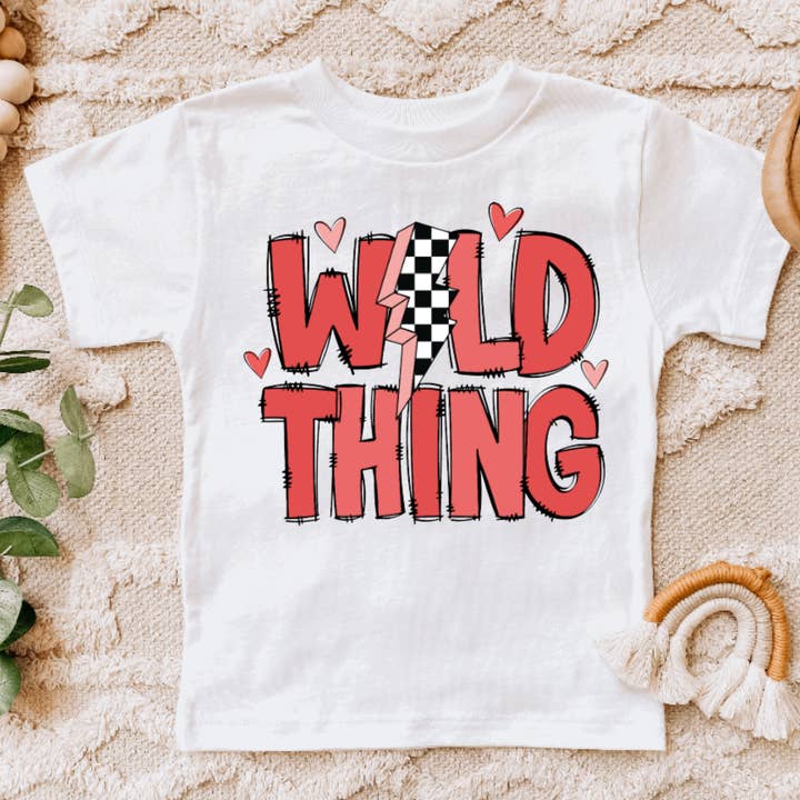 T-shirt Wild Thing pour enfants pour la Saint-Valentin pour la vente par AvaryMaeInspirations