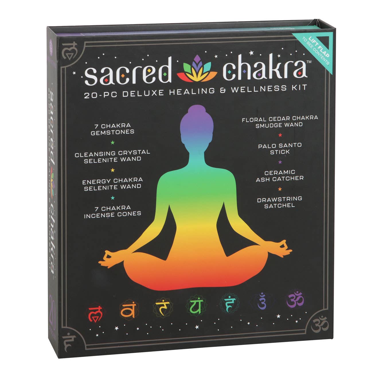 Something Different Wholesale – wholesale Meditation supplies – Sacred Chakra Deluxe Healing and Wellness Kit1