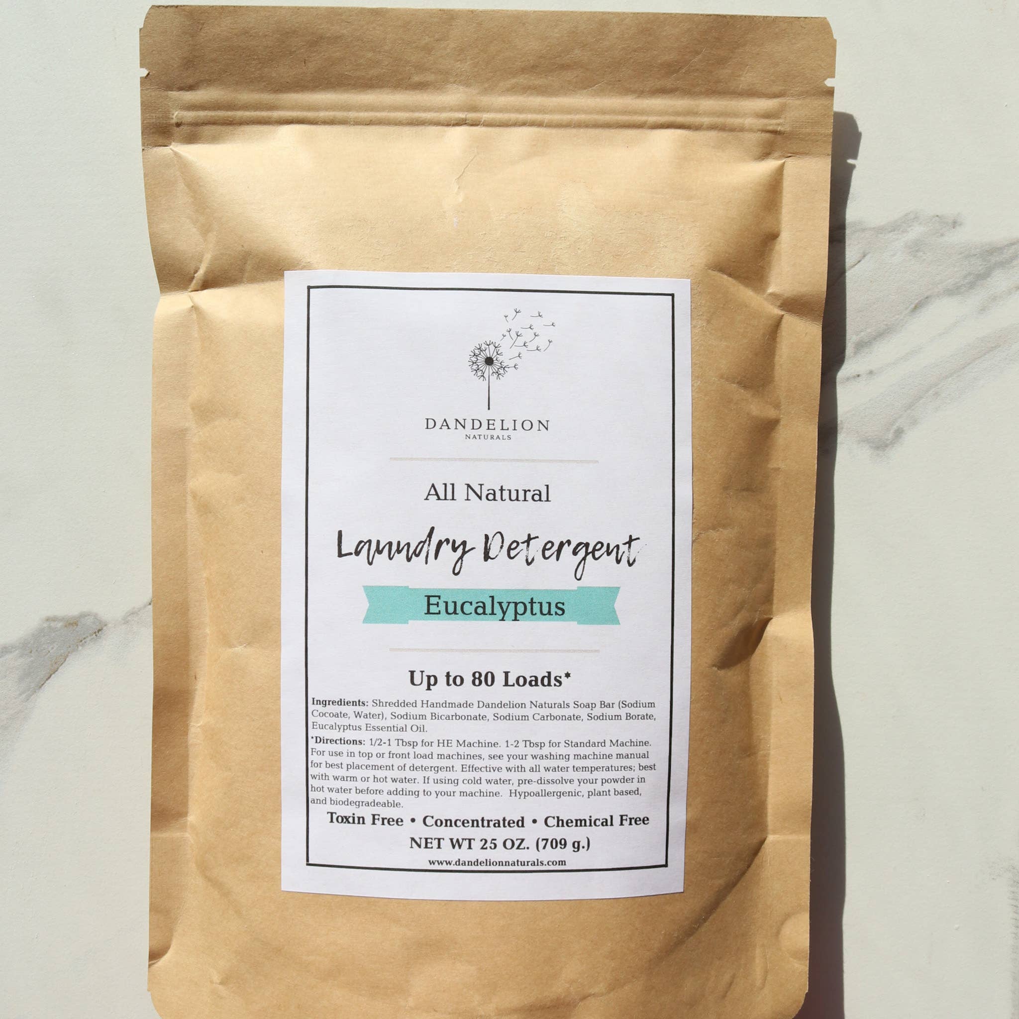 Dandelion Naturals - Wholesale Laundry Detergent Powder/Pods - Eucalyptus Laundry Soap | Laundry Detergent Powder | Soap 1