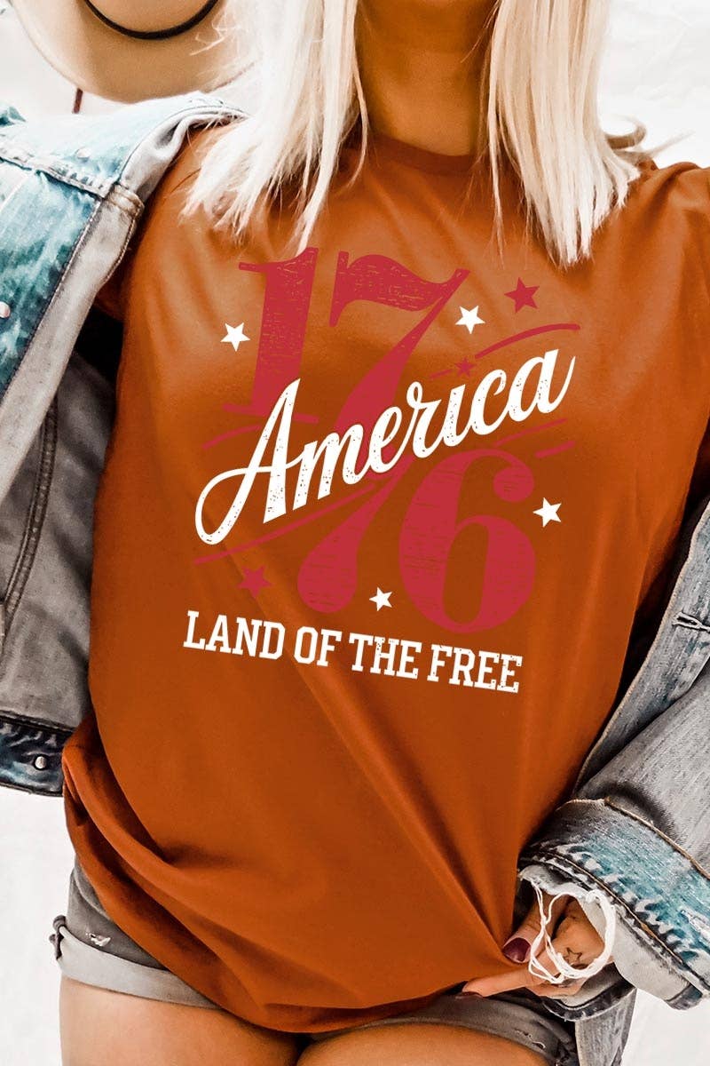 COLORBEAR - Wholesale T-Shirt (Graphic) - Women's - America 1776 Graphic Plus Tee7