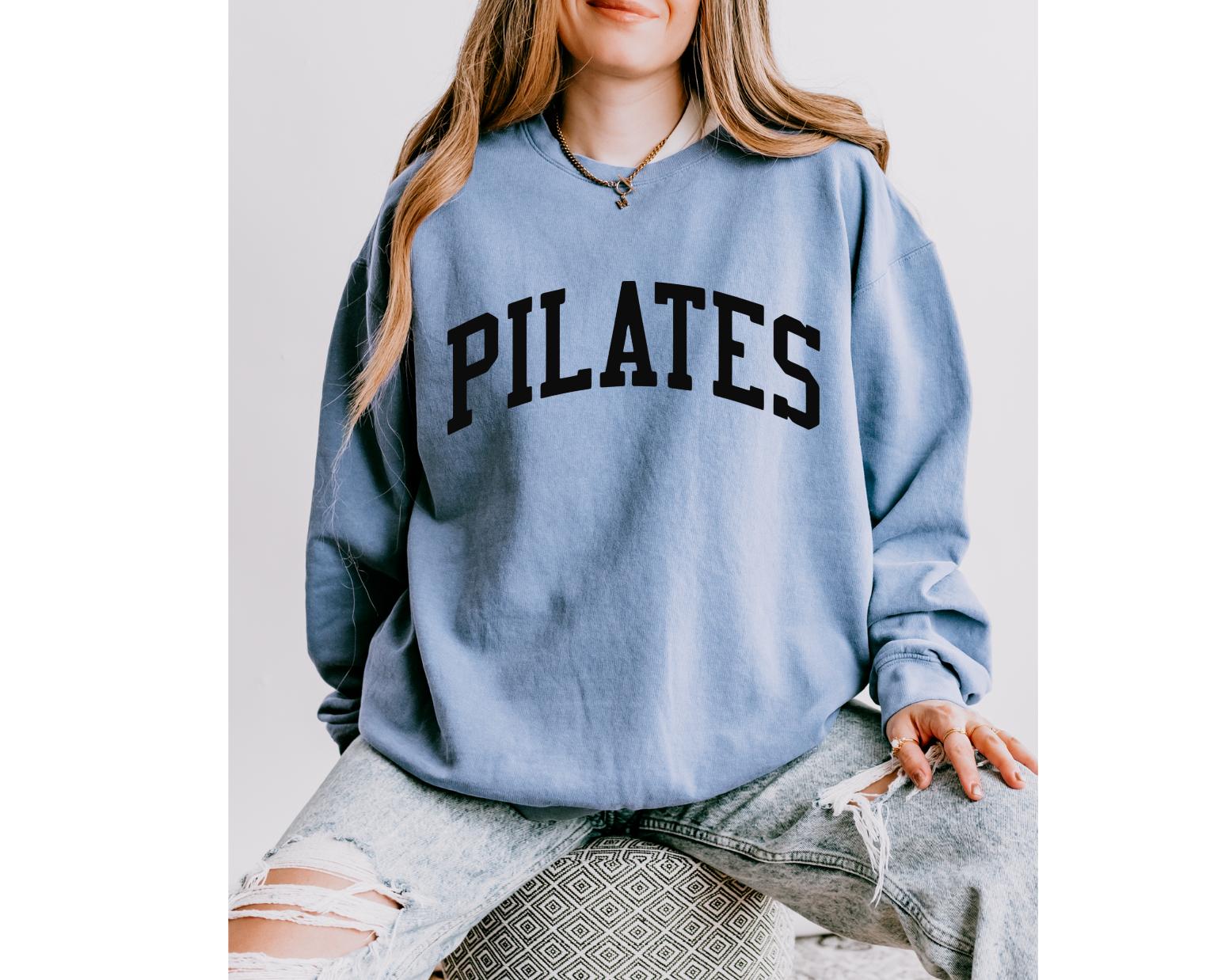 The Key Collective - Wholesale Graphic Sweatshirt - Women's - Pilates | Independent Trading Co Crewneck Sweatshirt4