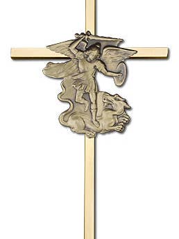 Croix murale de Saint Michel Archange pour la vente par Tony’s Jewelry