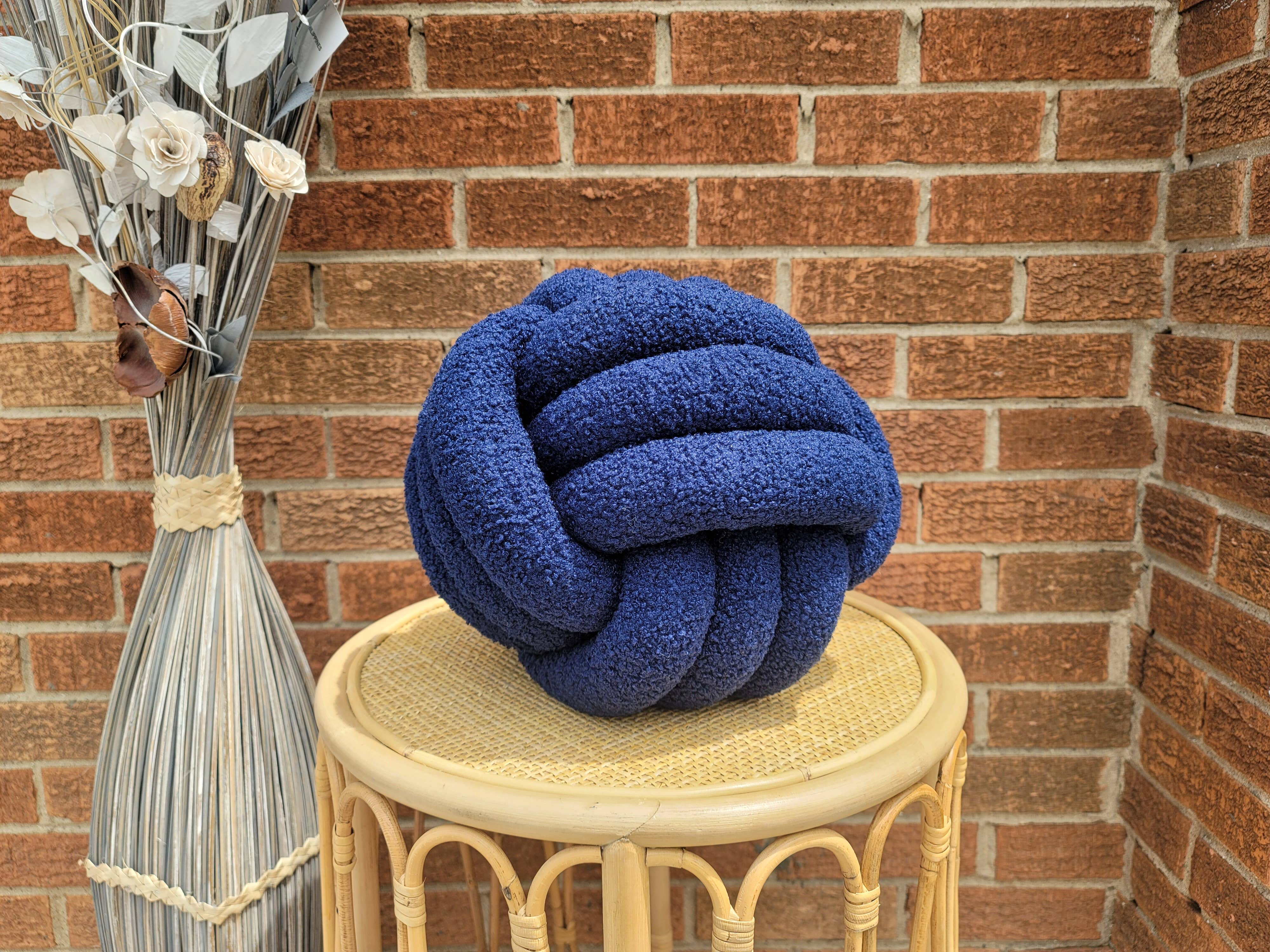 SUF Products LLC - Wholesale Throw/Decorative Pillow - Boucle Knot Pillows Soft and Cozy - Trendy Textured cushion27