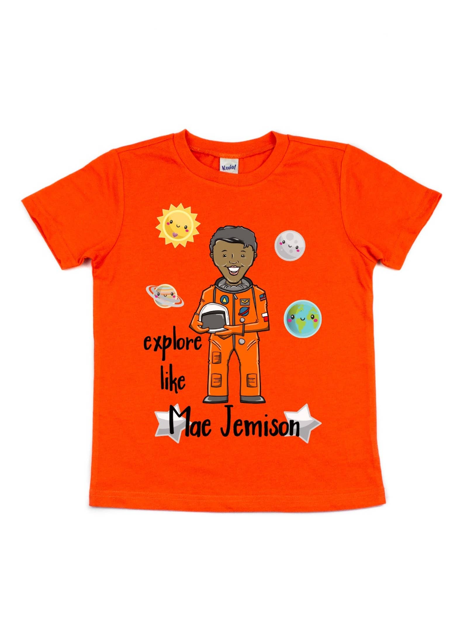 Mackenzie Madison of Philadelphia - Venta al por mayor Camiseta serigrafiada - Niños - Camiseta para niños del Mes de la Historia Negra Explora como Mae Jemison