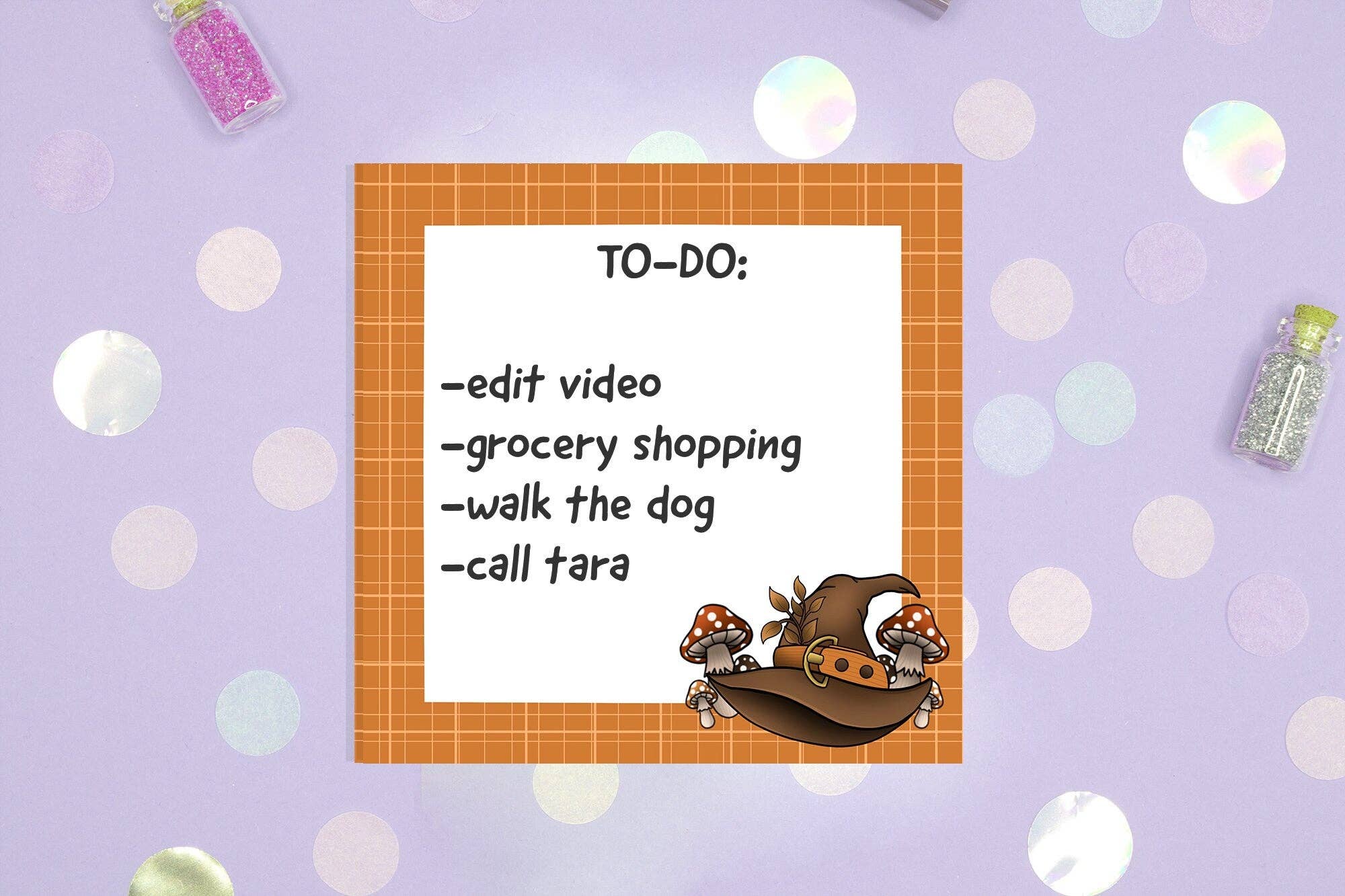 LorenaxAngelina - Wholesale Notepad - Autumn Witch Notepad/ Witchy Halloween Case5