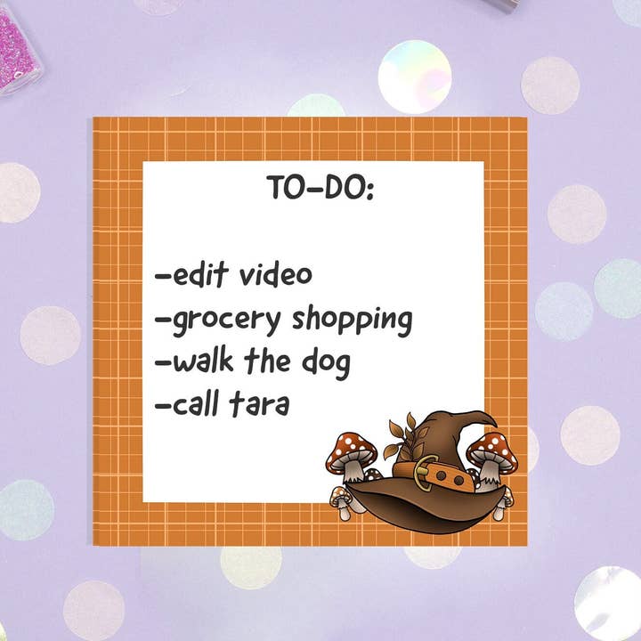 LorenaxAngelina - Wholesale Notepad - Autumn Witch Notepad/ Witchy Halloween Case5