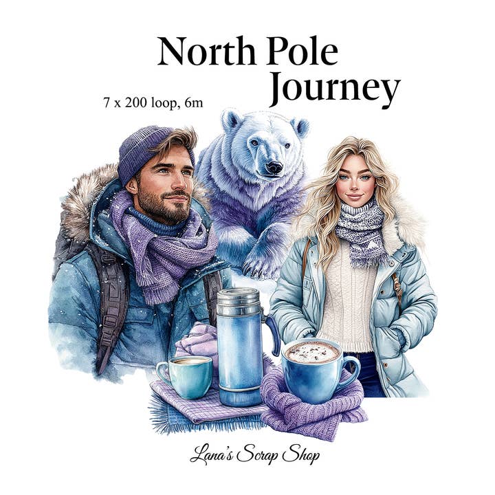 Nordpol-Reise - PET-Band für den Großhandel von Lana's Scrap Shop