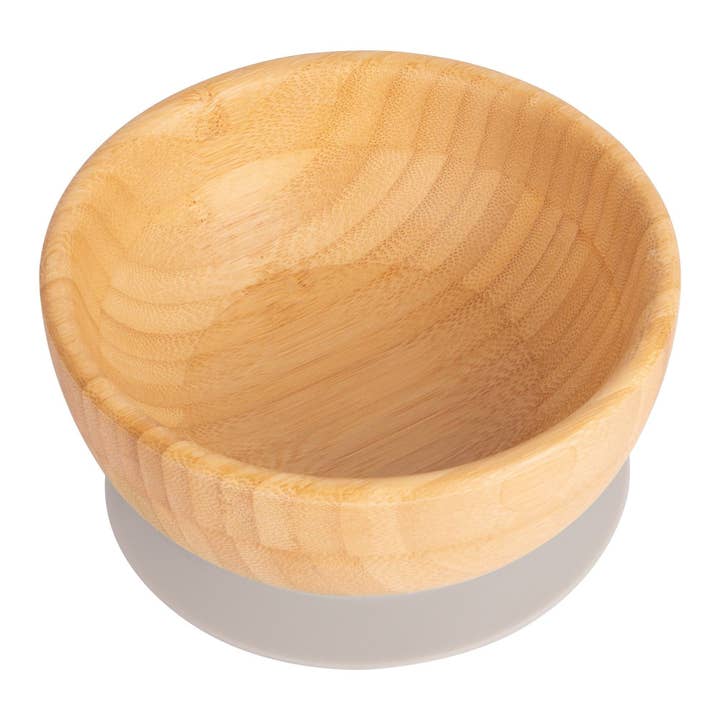 Rinkit Ltd - Wholesale Bowl - Tiny Dining Children's Bamboo Suction Bowl - Grey