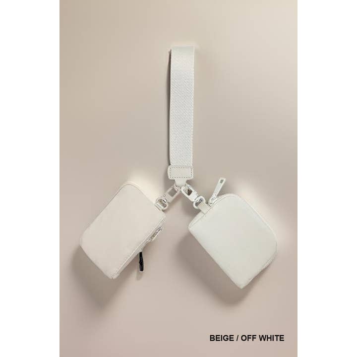42POPS - Wholesale Wallet - Women's - SI-26443 Dual Pouch Wristlet Keychain Wallet