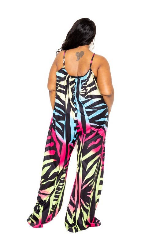 MULTI OMBRE DIERENPRINT JUMPSUIT voor groothandel op Faire1