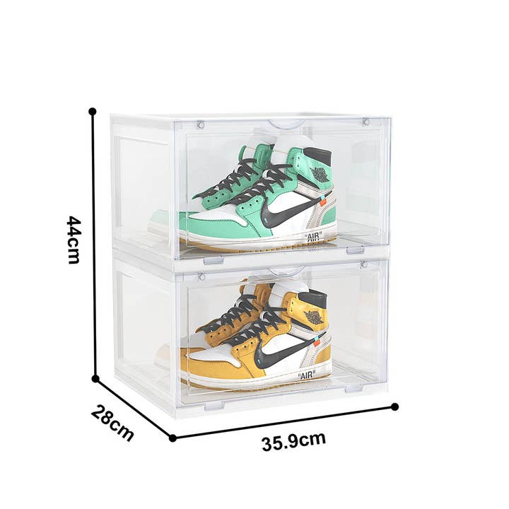 SOGA International Pty Ltd - Wholesale Shoe rack - 2 Tier Transparent Shoe Organiser3