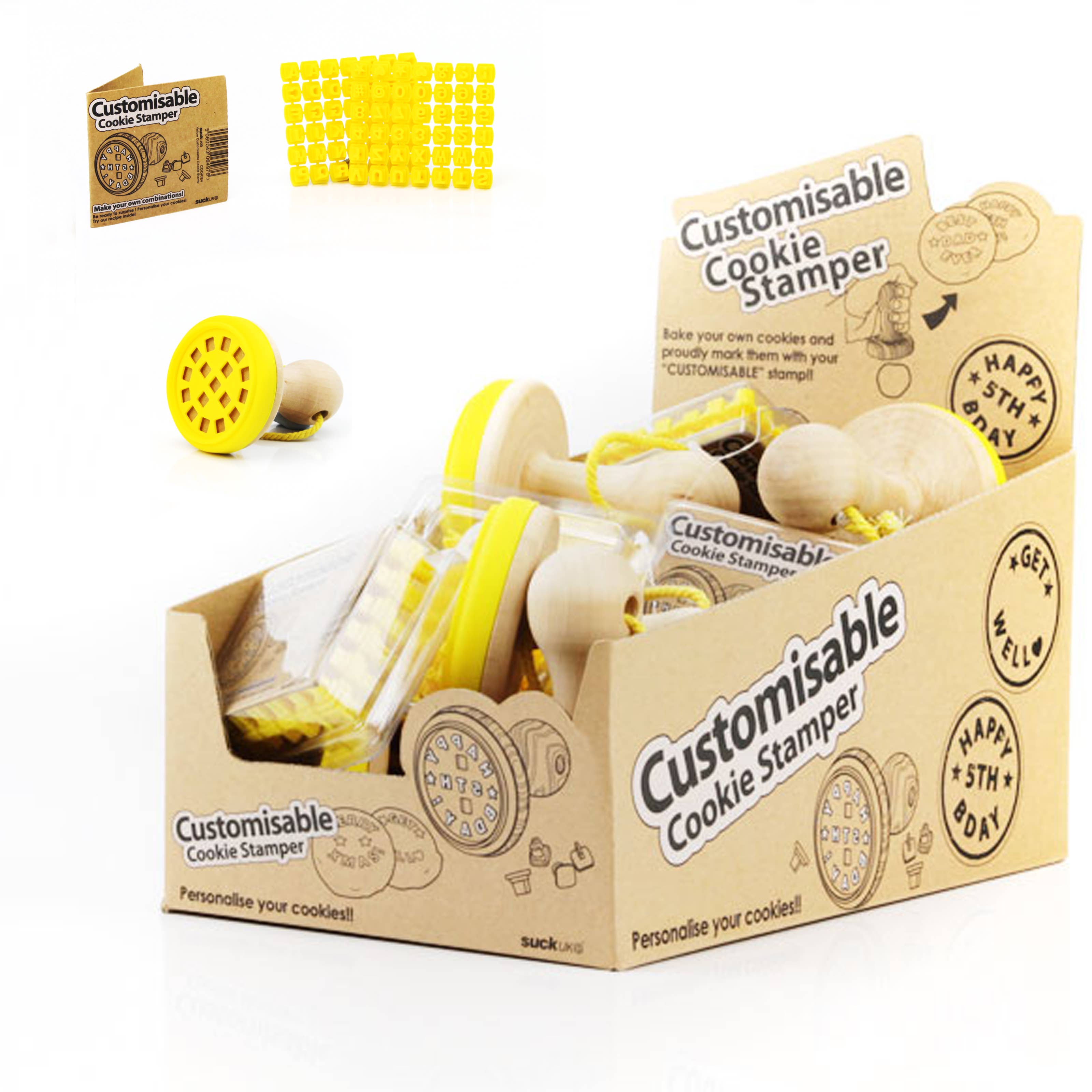 SUCK UK Ltd - USA - Vente Emporte-pièce - Tampon à biscuits personnalisable7