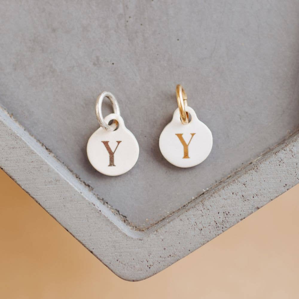 Bel Kai - Wholesale Individual Charm/Pendant - Ceramic Initial Charm25