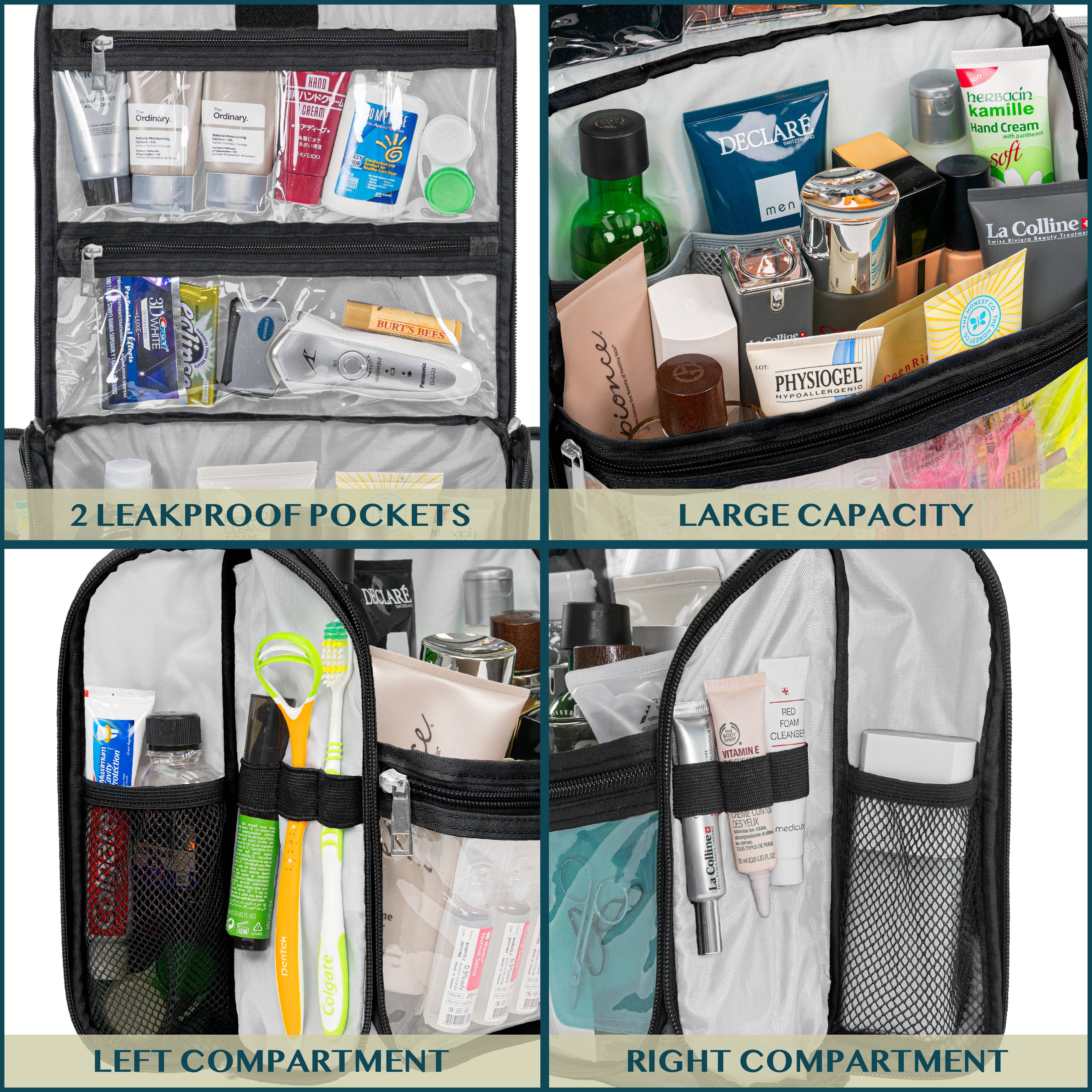 Pavilia – wholesale Toiletry bag – Unisex – Classic Hanging Toiletry Organizer Bag15