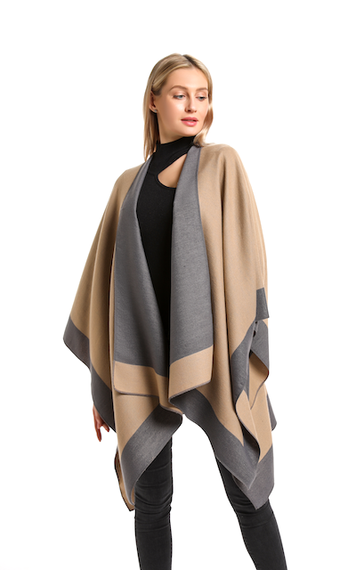 Pretty Persuasions - Wholesale Cape - Women's - CP21016 Hollyn Reversible Cape Wrap13