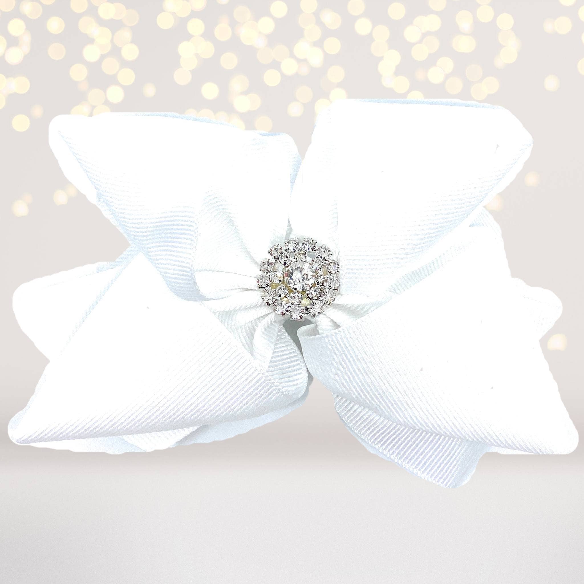 Chicky Chicky Bling Bling – Großhandel Haarschleife – Kinder – Basic Boutique-Haarschleife mit Schneeflocke,0