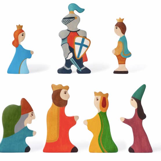 Lot de 7 figurines Fairy Tail en bois pour la vente par PoppyBabyCo