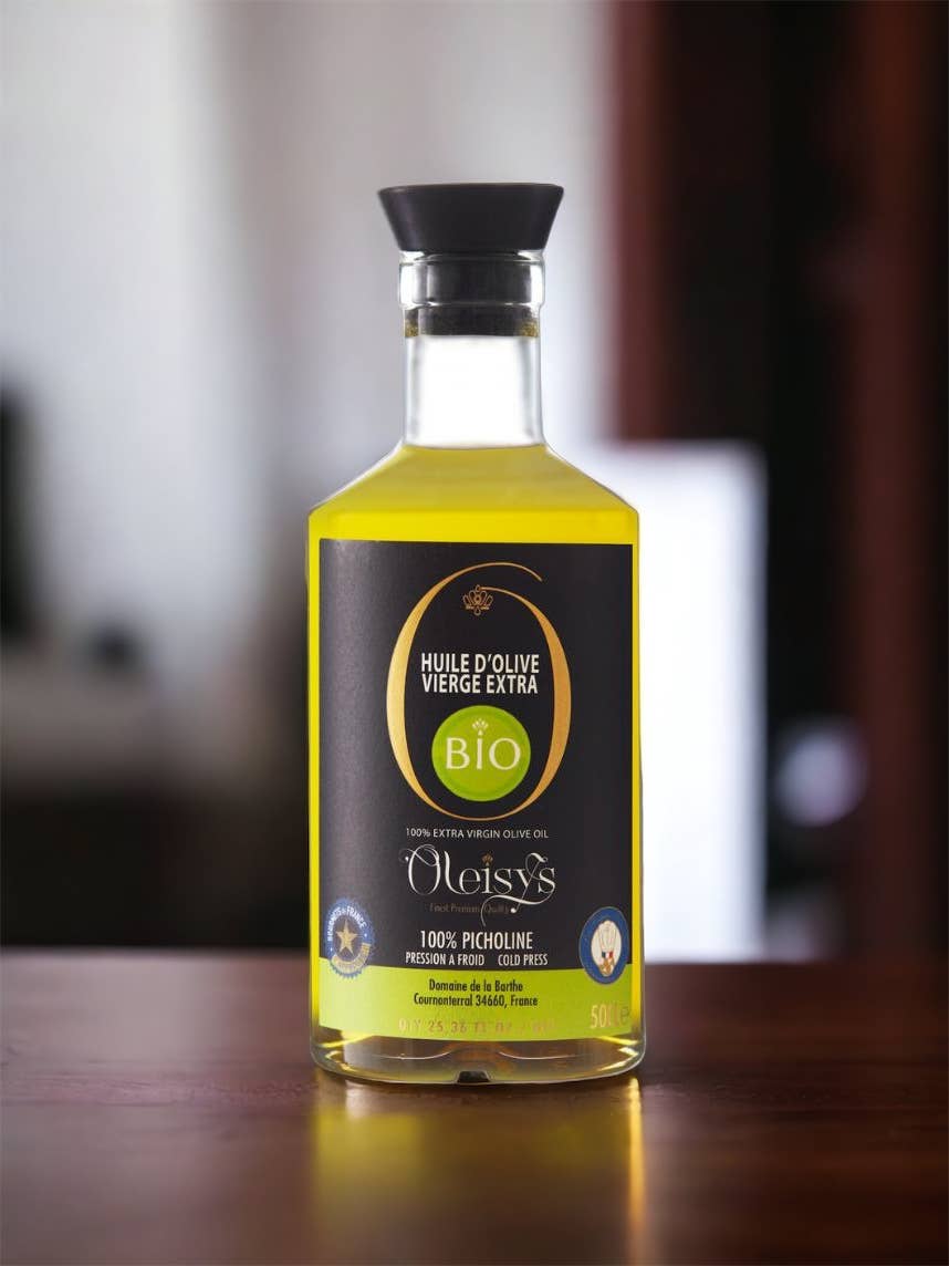 Oleisys - Wholesale Olive oil - Oleisys® Organic Extra Virgin Picholine Olive Oil 500 ml