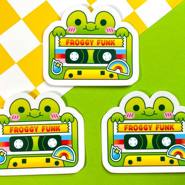 Kidnichols - Wholesale Sticker - Froggy Fan Sticker Pack | Frog lovers | Frogcore1