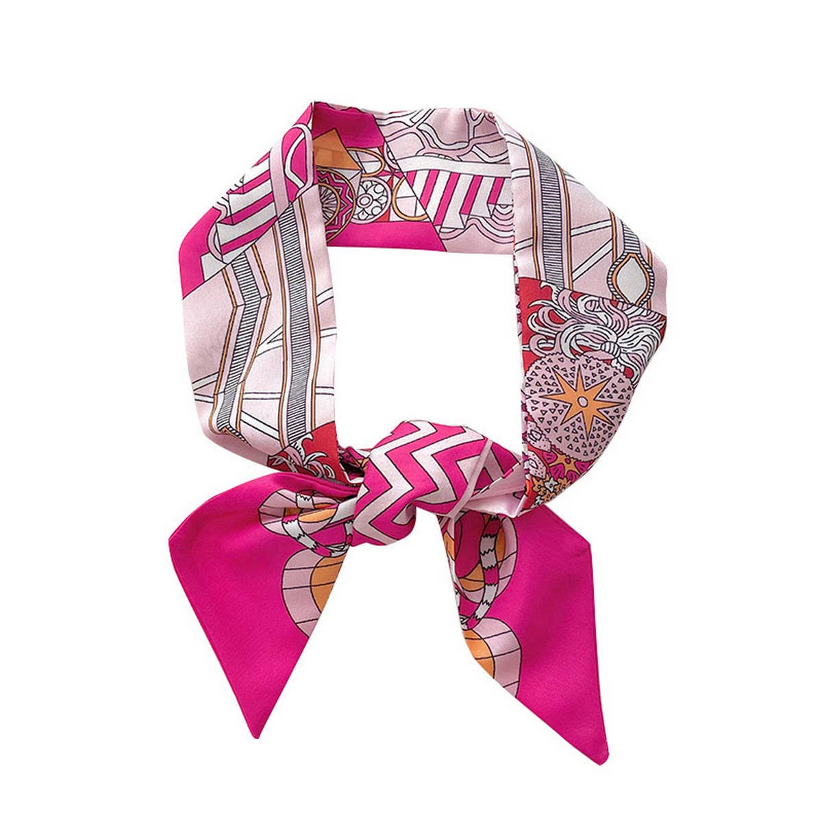 ACCITY - Wholesale Scarf - Women's - RETRO LONG TIE BAG HANDLE RIBBON SCARF_CWASC07226