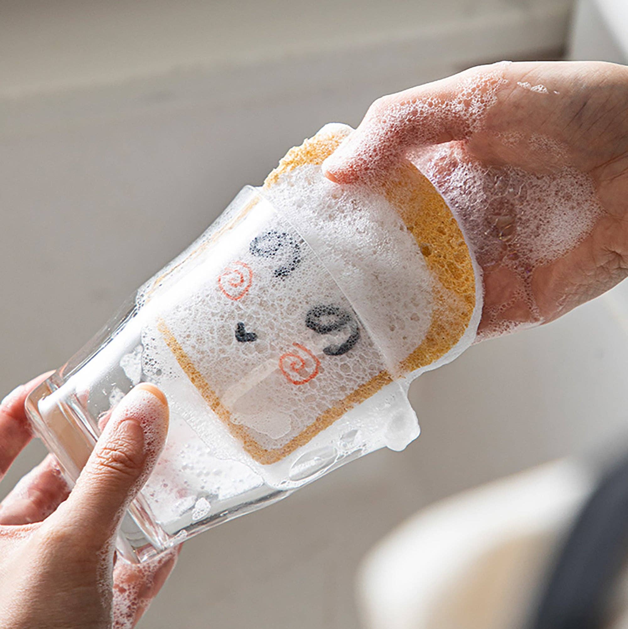 MinoCraft - Wholesale Dishcloth - Wood pulp dish sponge1