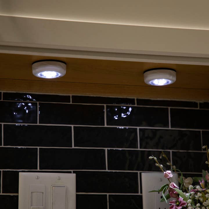 LitezAll - Wholesale Accent/Desk Lamp - LitezAll LED Puck Light 6 Pack2