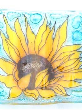 Sun Flower Soap Dish for wholesale by Pampeana