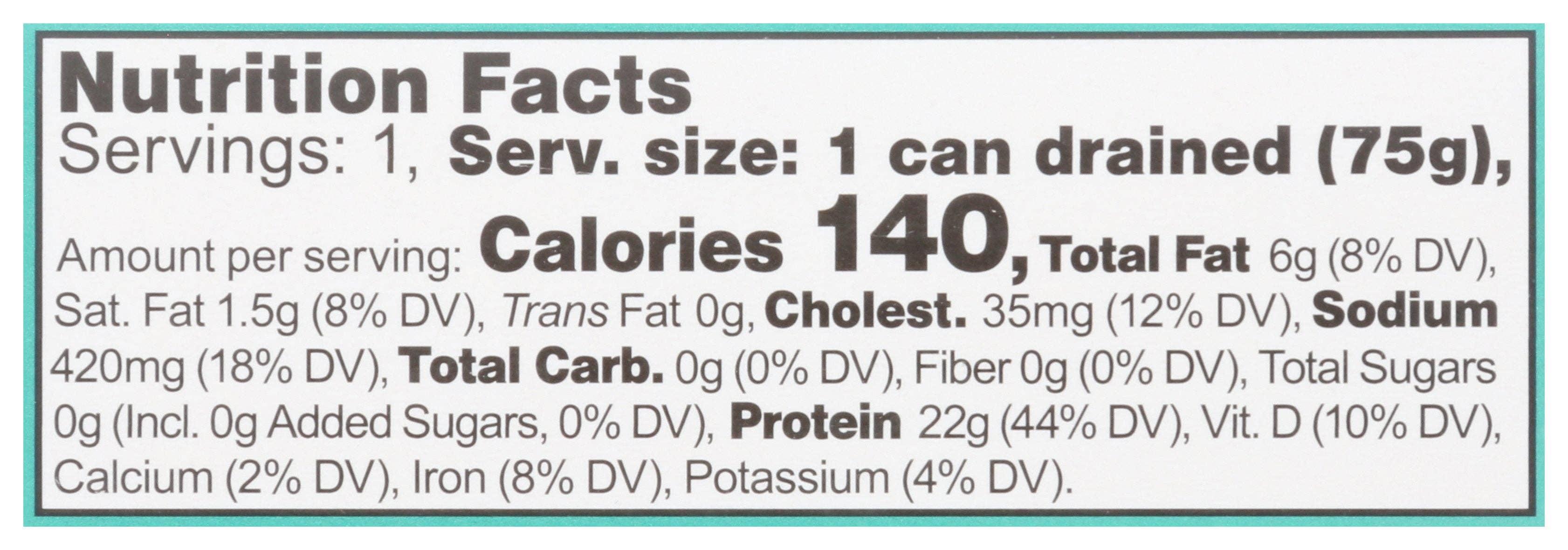 Everyday Supply Co - Wholesale Tinned Fish - WILD PLANET MACKEREL WILD SMOKED - Case of 122