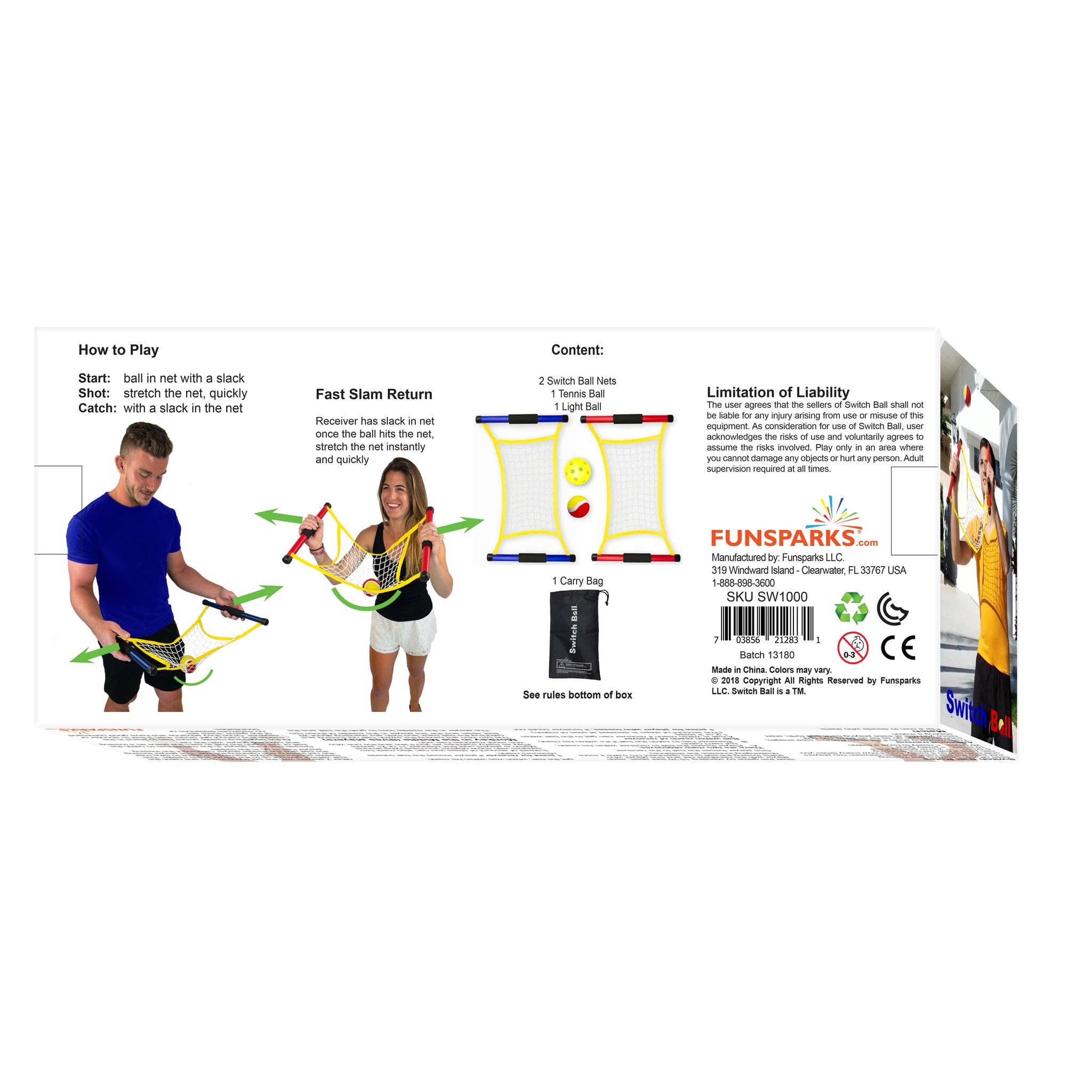 Funsparks - Vente Jeu de sport – enfant et bébé - Switch Ball®8