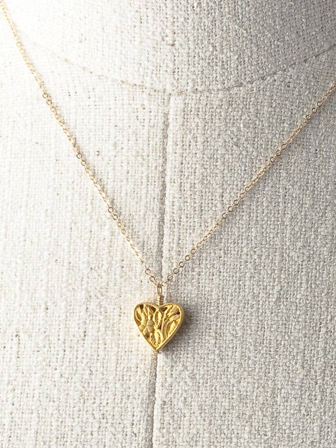 Ginny (vermeil heart) for wholesale by Deana Rose Handmade Jewelry