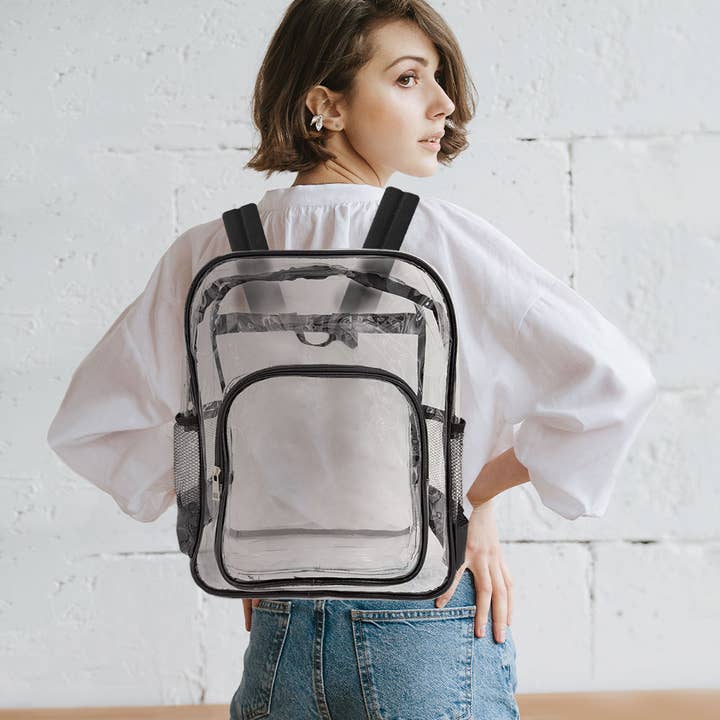 Sensibling Corp. - Wholesale Backpack - Women's - Transparent Backpack Bag