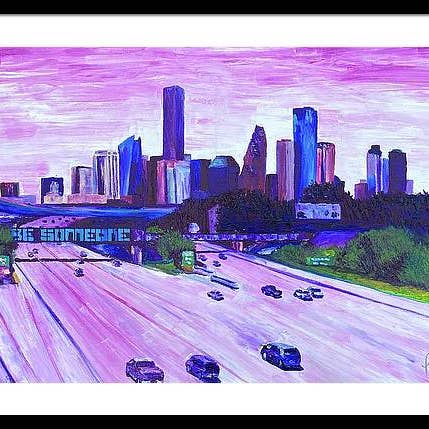 Houston Drank — Gerahmter Druck für den Großhandel von Lauren Luna Ltd Co.